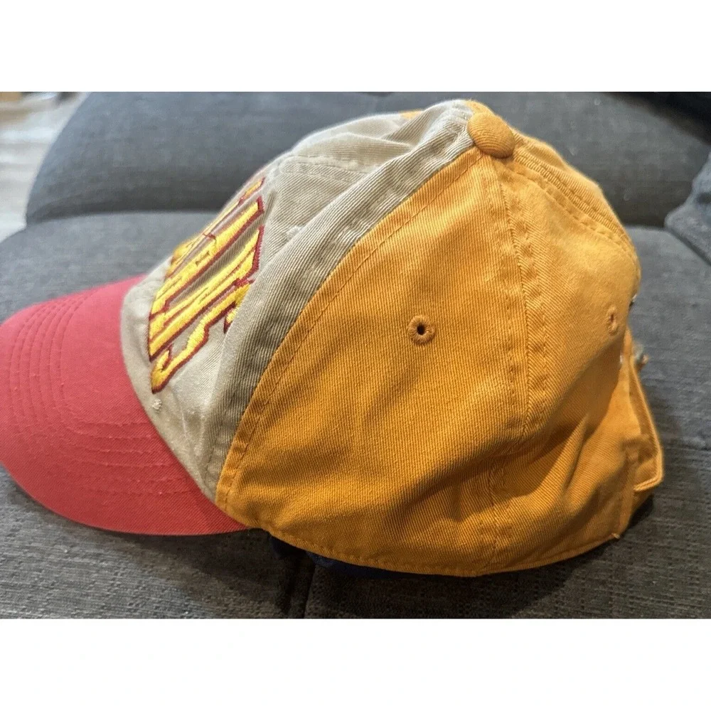 USC Trojans Hat Mens Strapback Yellow Red Beige Captivating Brand Adjustable‎